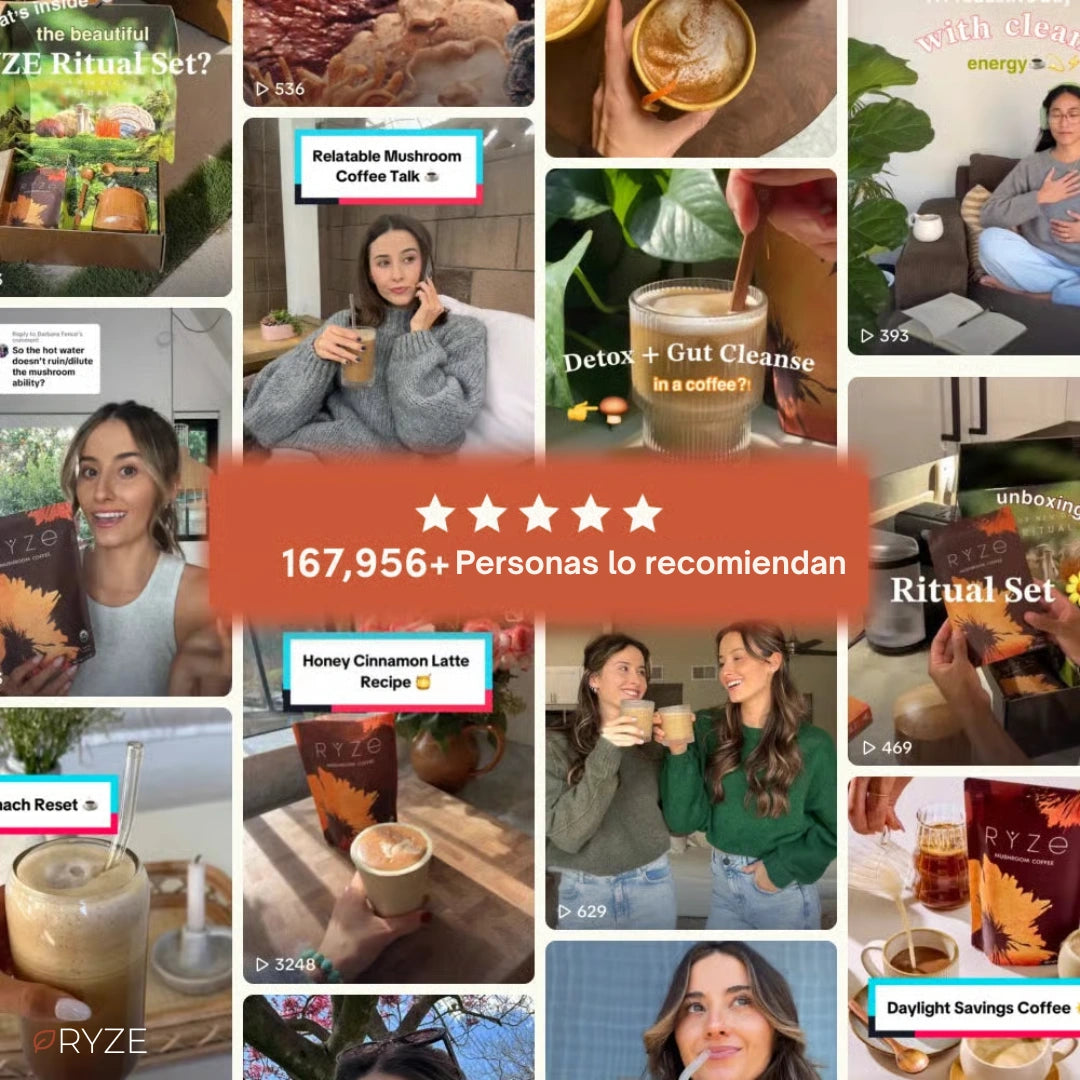 RYZE - El único café 100% natural que cuida tu piel, tu cuerpo, te da energía y concentración todo el día