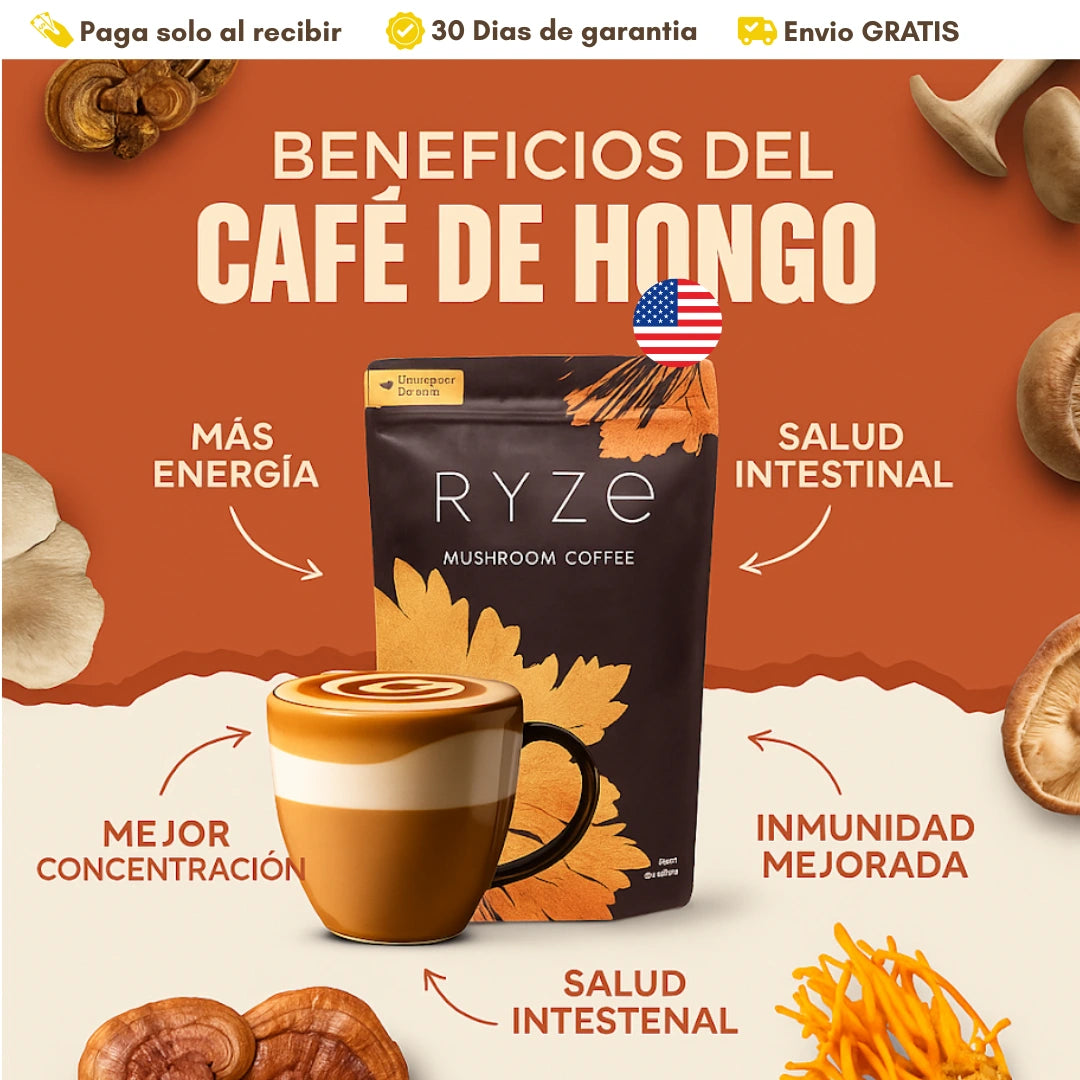 RYZE - El único café 100% natural que cuida tu piel, tu cuerpo, te da energía y concentración todo el día