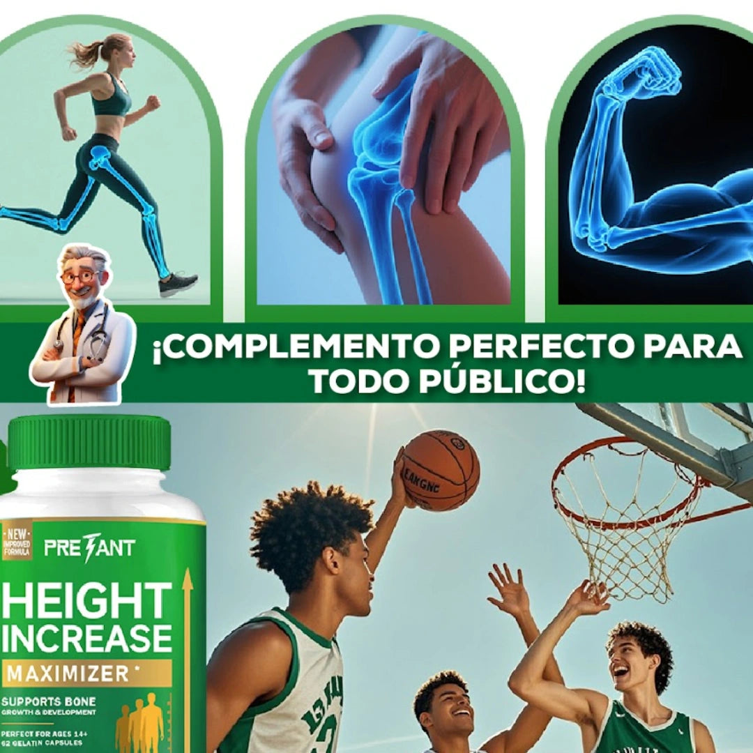 Pretant® Se el hombre que estas destinado a ser logra 3 a 10cm de altura - Deja de ser el “el bajito”