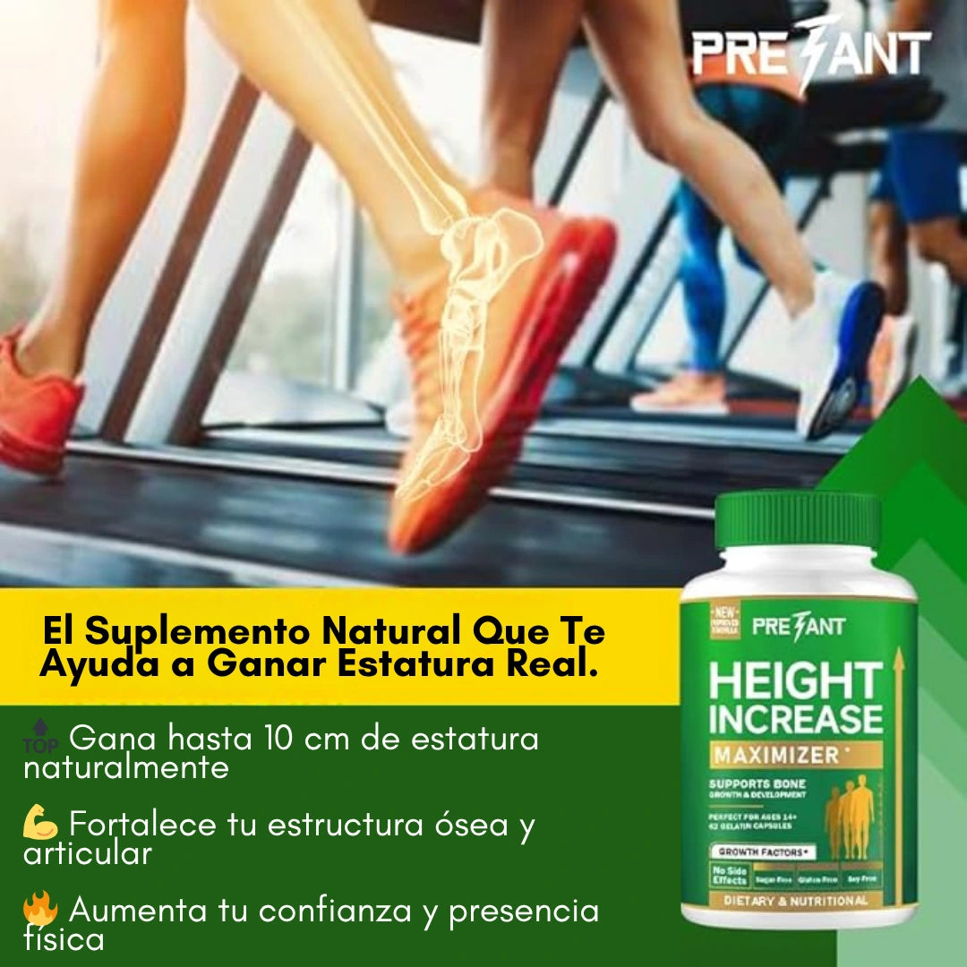 Pretant® Se el hombre que estas destinado a ser logra 3 a 10cm de altura - Deja de ser el “el bajito”