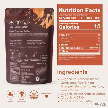 RYZE - El único café 100% natural que cuida tu piel, tu cuerpo, te da energía y concentración todo el día